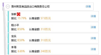 贵州黔龙商品进出口有限责任公司